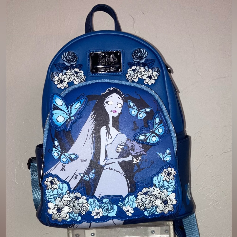 NWOT The Corpse Bride Floral Mini Backpack